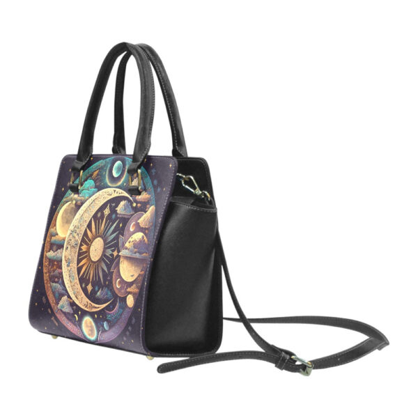 Celestial Moon Sun Classic Shoulder Handbag - Image 3