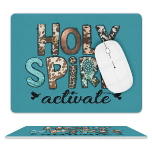 Holy Spirit Activate Leather Mouse Pad