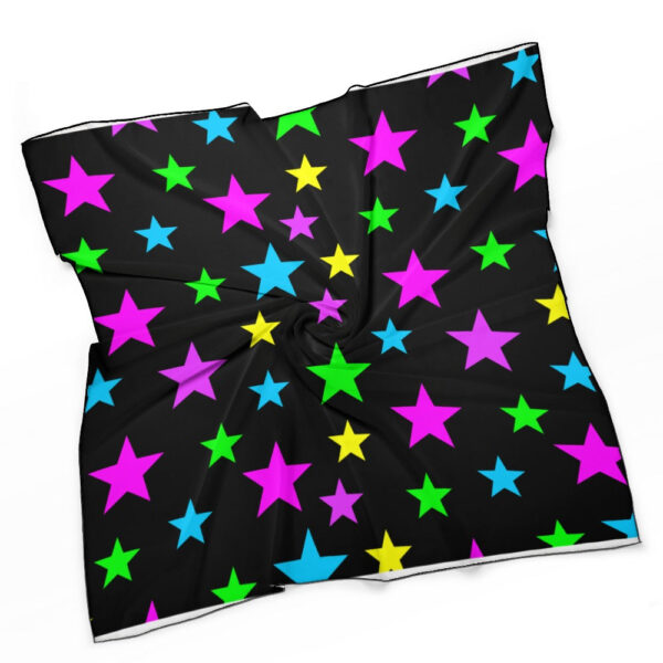 Stars Soft & Shiny Silk Scarves - Image 4