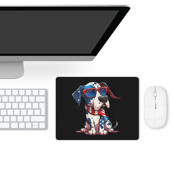Patriotic Great Dane Leather Mouse Pad - Image 2