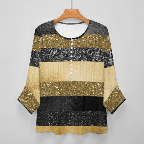 Glam Ruffled Petal Sleeve Top - Image 5