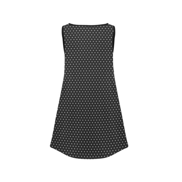 Polka Dot Sleeveless Dress - Image 4