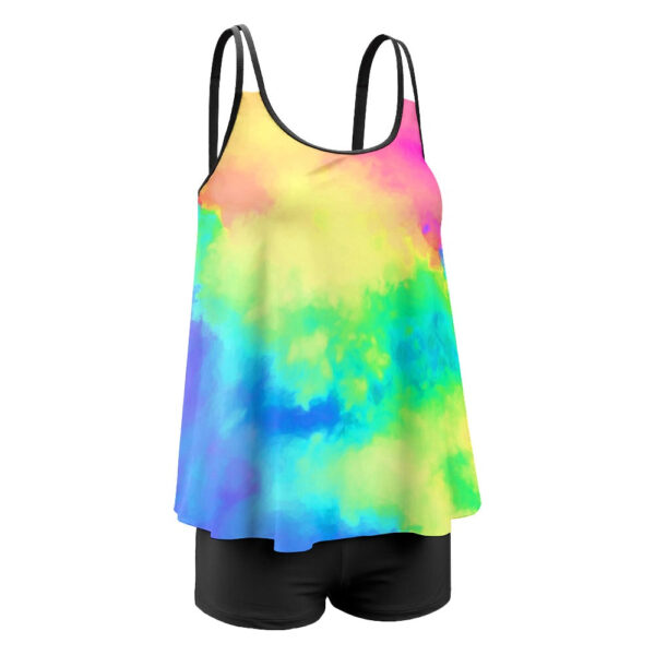 Bright Tie Dye Swimsuit - Image 7