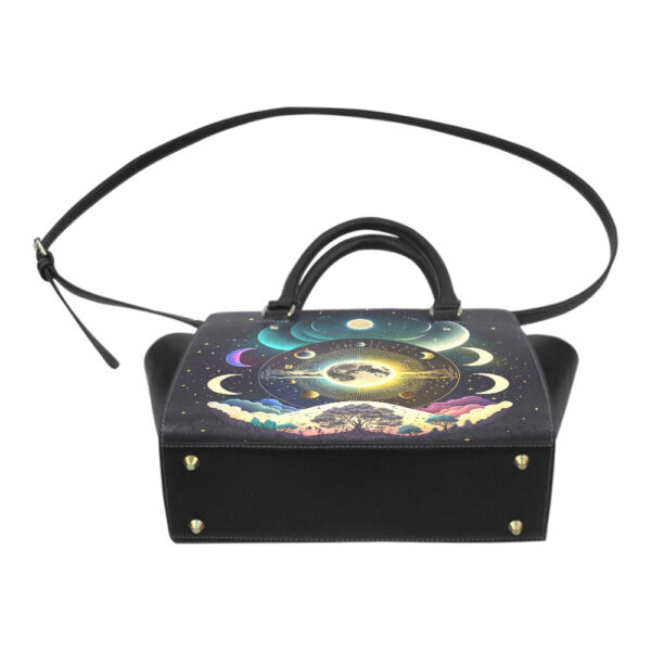 Celestial Moon Classic Shoulder Handbag - Image 4