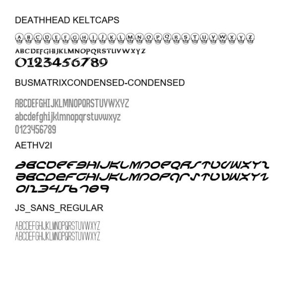 100 Premium Fonts Collection - Perfect for Designers and Creators V001 - Image 19