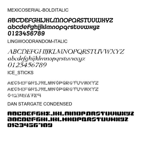 100 Premium Fonts Collection - Perfect for Designers and Creators V002 - Image 24