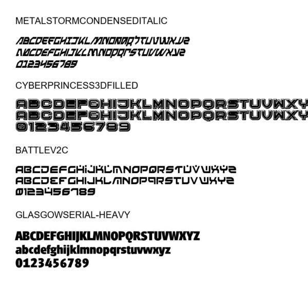 100 Premium Fonts Collection - Perfect for Designers and Creators V002 - Image 12