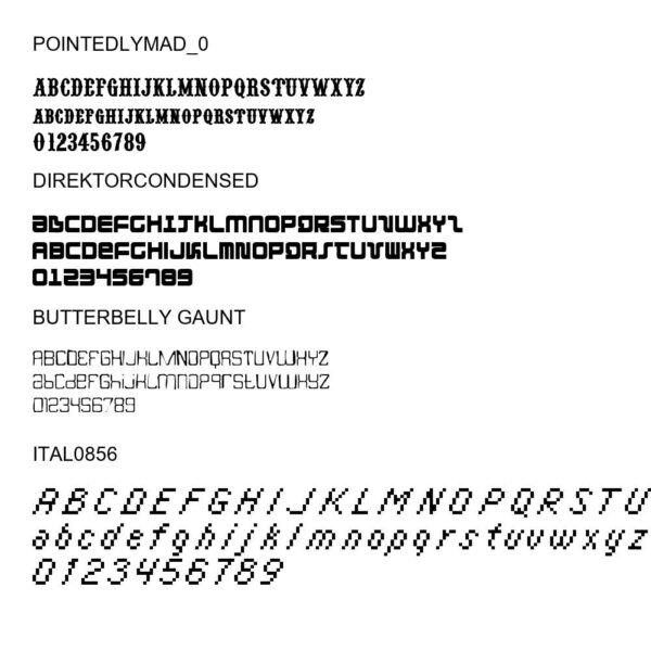100 Premium Fonts Collection - Perfect for Designers and Creators V002 - Image 5
