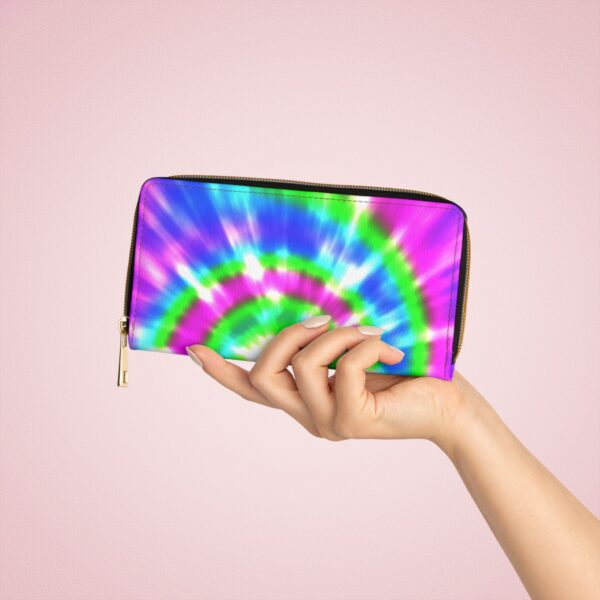Tie Dye Zipper Wallet - Image 3