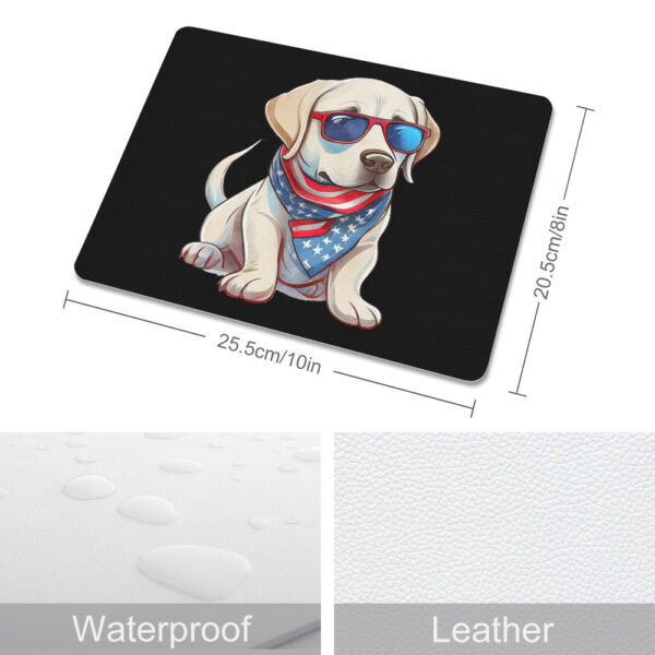 Labrador Retriever Leather Mouse Pad - Image 3