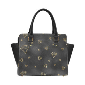 Gold Diamond Classic Shoulder Handbag