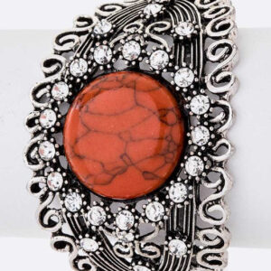 Stone Crystal Vintage Bangle