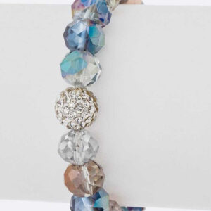 Crystal Bead Stretch Bracelet Set