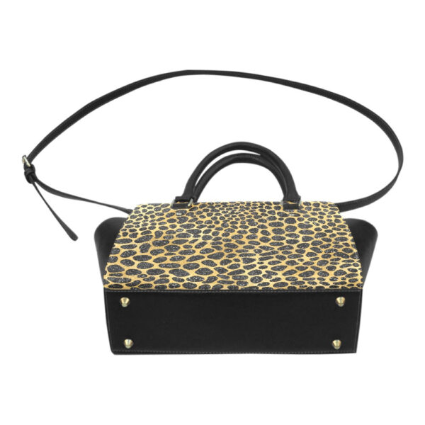 Leopard Print Classic Shoulder Handbag - Image 5