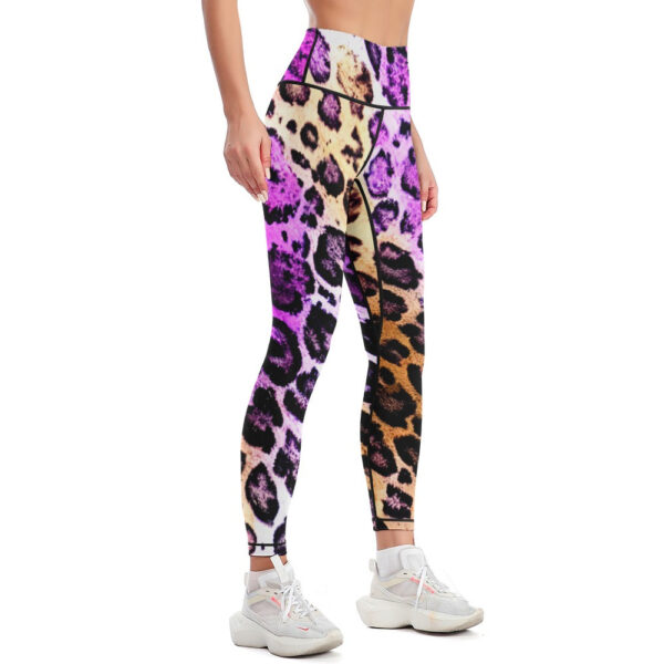 Animal Print Women's Comfort Sports Yoga Pants - Image 4