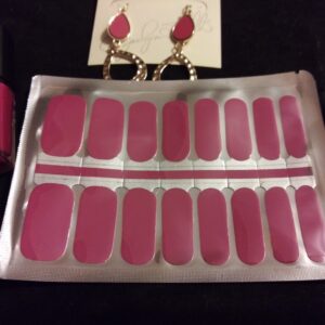 Deep Red Bliss – Nail Polish Strips