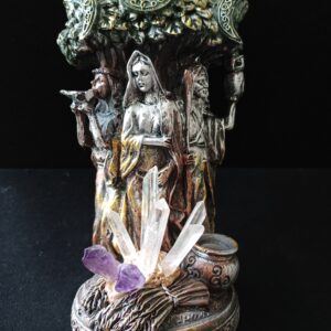 Mother Maiden Crone Crystal Figurine