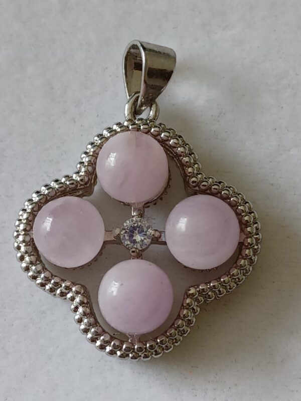 4 Stones + Rhinestone Pendant - Image 3