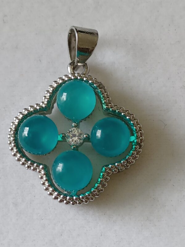 4 Stones + Rhinestone Pendant - Image 5