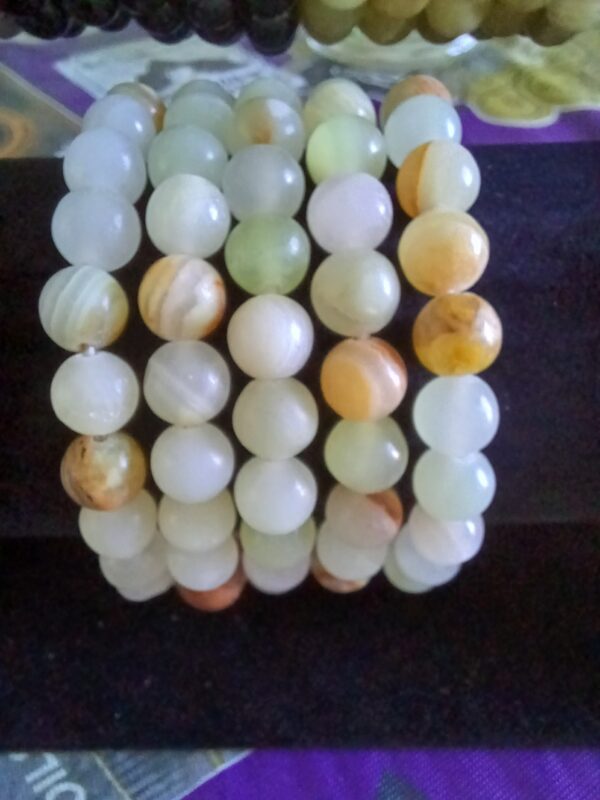 Green Onyx Natural Stone Stretch Bracelet