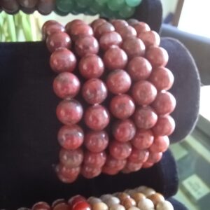 Red Jasper Natural Stone Stretch Bracelet