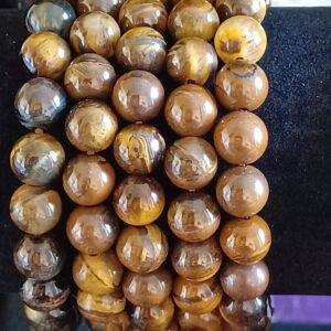 Tiger's Eye Natural Stone Stretch Bracelet