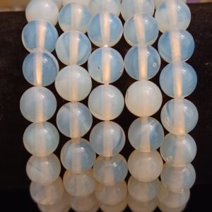 Selenite Natural Stone Stretch Bracelet