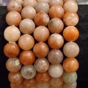 Sunstone Natural Stone Stretch Bracelet