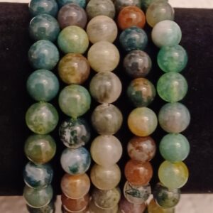 Dyed Agate Natural Stone Stretch Bracelet