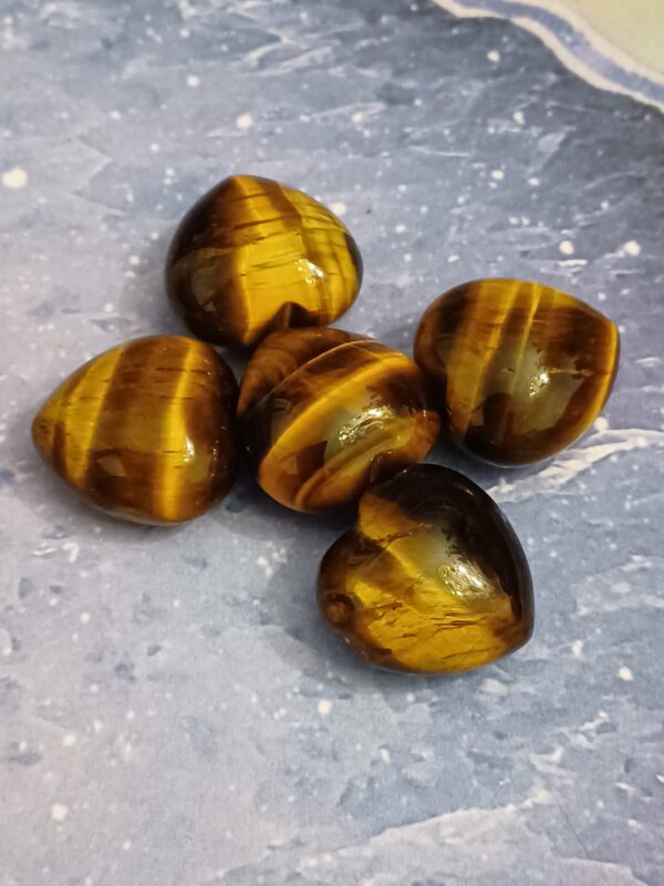 Tiger's Eye Heart - Small