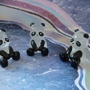 Sitting Panda Arms Down - Glows
