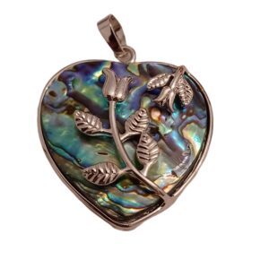 Abalone Heart Pendant
