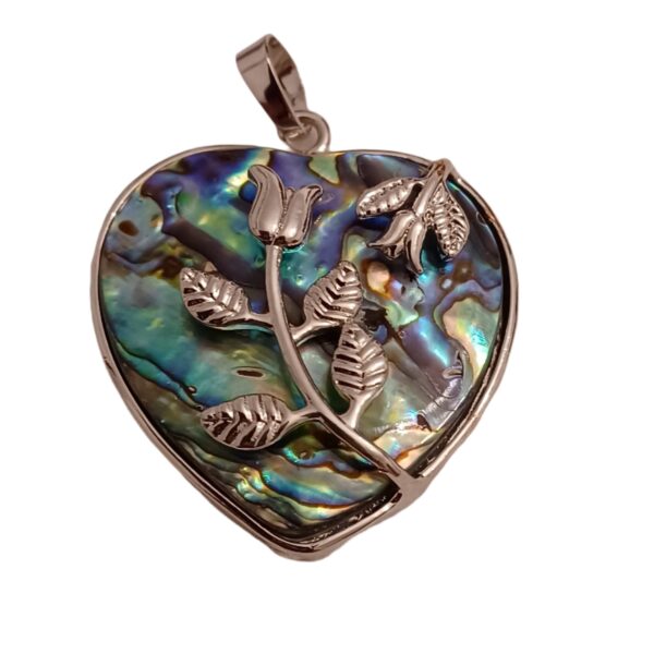 Abalone Heart Pendant