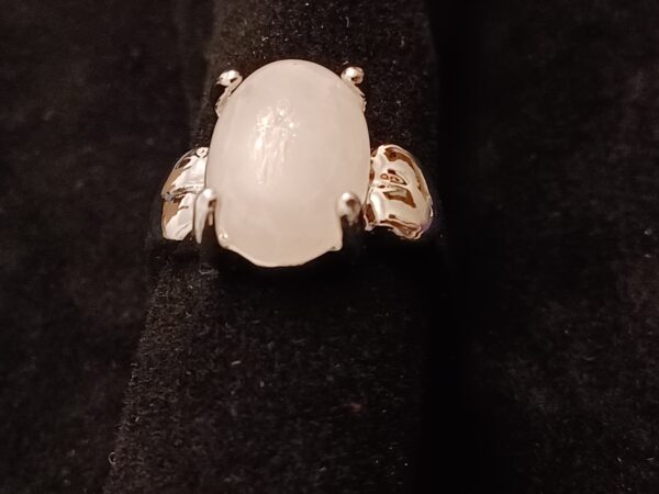 Milky Quartz Ring - Size 7 - Image 2