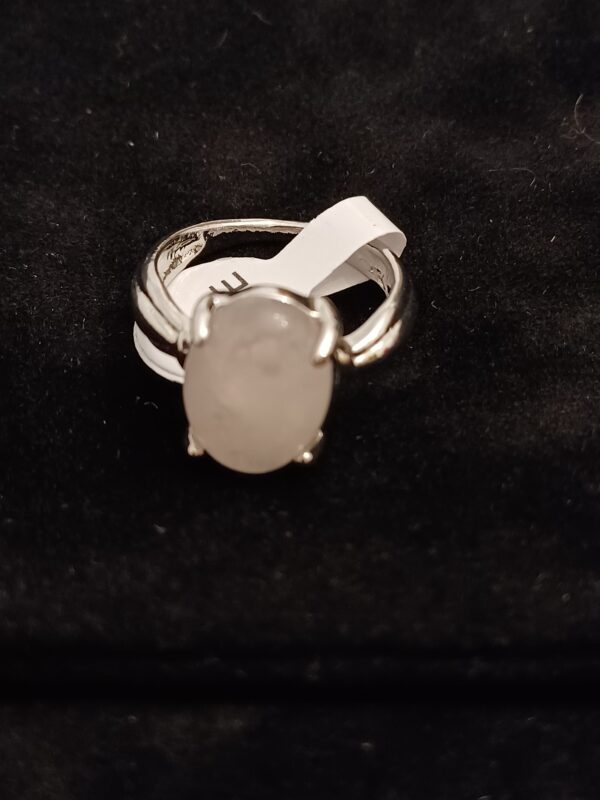 Milky Quartz Ring - Size 7 - Image 2