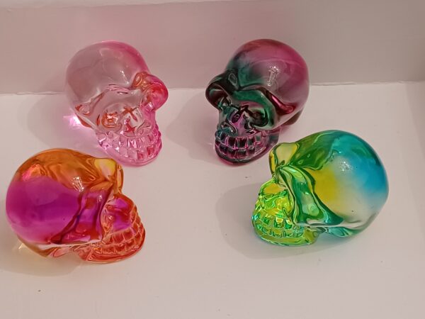 Skull Andara Crystal Figures