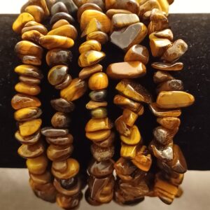 Tiger Eyes Natural Stone Stretch Bracelet