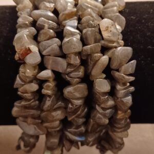 Smokey Quartz Natural Stone Stretch Bracelet