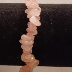 Rose Quartz Natural Stone Stretch Bracelet