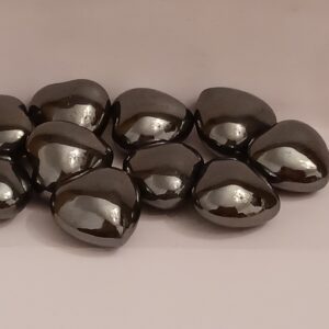 Silver Hematite Heart - Small