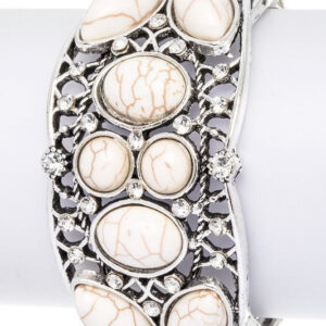 Compressed Stone Iconic Stretch Bracelet
