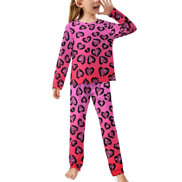 Pink Leppard Girl's Pajamas - Image 4