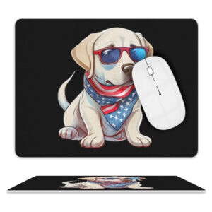 Labrador Retriever Leather Mouse Pad
