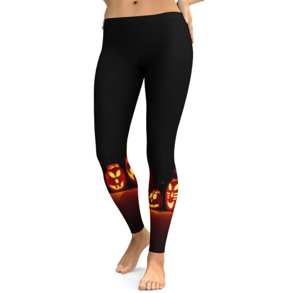 Pumpkin Soft Ladies Tight Yoga Pants - Image 5