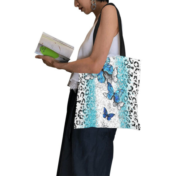 Butterflies Canvas Tote Bag - Image 2