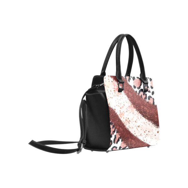 Pink Leopard Classic Shoulder Handbag - Image 3