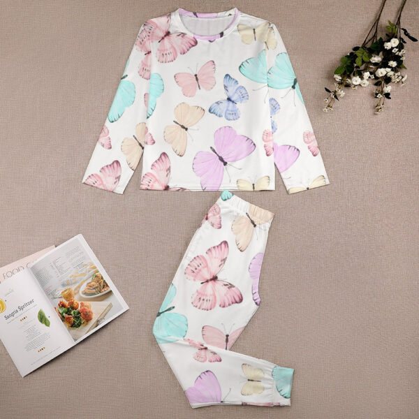 Butterfly Flutter Girl's Pajama Set - Image 4