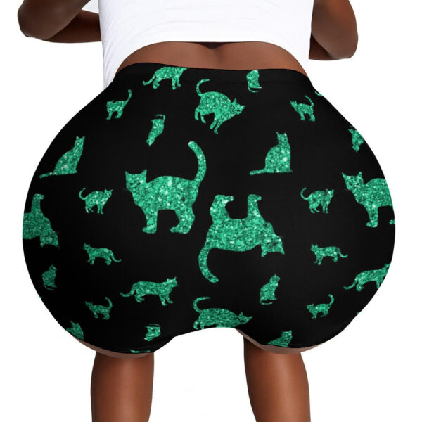 Glitter Cats Colorful Ladies Shorts - Image 5