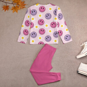 Deep Pink Girl's Pajama Set