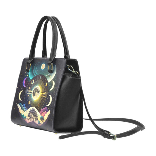 Celestial Moon Classic Shoulder Handbag - Image 3